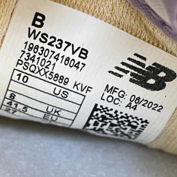 New Balance 237 Womens Size 10 Blue Yellow White Athletic Running Shoes Sneakers - Picture 11 of 12